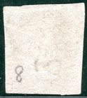 Penny Black 1840 Qv Stamp Gb Sg 2 1d Plate 8  pa   state 1  Mx Cat   525  Pred94