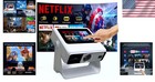 Native 1080p Mini Movie Projector With 1 000  Apps