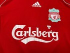 Mens Adidas Liverpool  2007 2008  8 Gerrard Football Soccer Jersey Shirt Size S