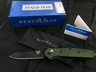 Benchmade 940bk Osborne Knife Green Aluminum Black Cpm-s30v Folding Knife