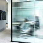 Window Glass Film  Privacy Removable Static Film  11 8x78 7 Inch B-striped