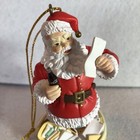 Vtg  Coca Cola Santa Christmas Tree Ornament Plastic