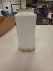 Vintage 1985 Art Of Chokin Japanese Porcelain Vase Hummingbird Flowers Gold Trim