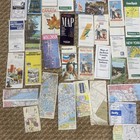 Lot Of 90 Vintage Road Maps  Chevron  Exxon  Amoco  Shell  Sunoco  National  Etc