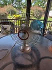 Vintage 1950s Westinghouse Poweraire 16  Oscillating Desk Fan 16sd3 Working