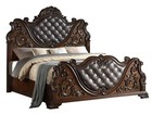 Royal Traditional 4pc Bedroom Set Formal King Size Bed  Carving Wood Design