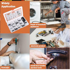 500 Pcs 25 Size Set Screws Metric sae Set Screw Assortment Kit 12 9 Alloy Ste   