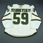 2009-10 Ivan Vishnevskiy Dallas Stars Game Used Worn Hockey Jersey Meigray