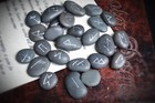25 Rune Stones   Bag Tree Of Life Wicca Pagan Witchcraft Divination Faux Leather