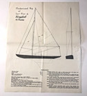 Herreshoff Sailboat Plans Lot Of 7 Ship Nautical Boat Blueprints Vtg Sailing