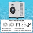 Naizea Pool Heater For Above And In Ground Pools   Spa 15609 Btu hr 5000 Gallons