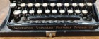Vintage Black Underwood Standard Portable Typerwriter With Black Case