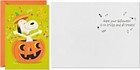Hallmark Snoopy   Woodstock Halloween Card