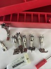 Bernina Record 830 Accessories Box With 6 Feet  Bobbins  And Tools