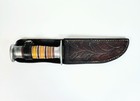 Signed Wwii  theater  Trench Fighting Bowie Knife W  Sheath