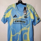 Philadelphia Union Jersey Mens Medium Blue Mls Soccer Adidas Sullivan 33 Thomas 
