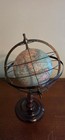 Vintage Style Armillary Sphere Desk Globe Wooden Pedestal Stand Dark Academia