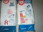 Lot Of 3 Packs Hoover Type R Vacuum Cleaner Bags  4010063r 15 Bags  5 Per Pack 