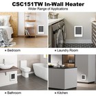 Csc151tw Electric Wall Heater With Thermostat  part 67509 