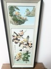  Chinese Art Abalone Mother Of Pearl Shell Birds Picture Wall Art  