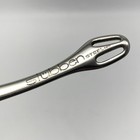 Stubben Steel Chrome Silver Fixed English Spurs   Black Leather Straps