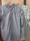 2 Vineyard Vines Boys Performance Shirts Size M 12-14 Long Sleeve Back To School
