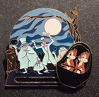 Disney Pin Haunted Mansion Chip   Dale Doom Buggy Slider Glow In The Dark 2010