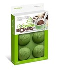 Hot Chocolate Cocoa Bombs Silicone Mold  Holiday Tree  For Making 3  bombs 
