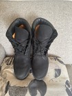 Timberland Black Nubuck Waterproof Men s Combat Boots Lace-up Rugged Sole 8 5