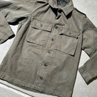 Vintage 1972 Dutch Army Kl Field Jacket Olive Green Cotton Military Sateen