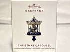 Miniature Hallmark Keepsake Ornament 2019 Christmas Carousel New Fast Ship