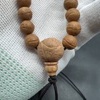 9mm Hedgehog Hand Carved  Phoenix Eye Bodhi Bracelet                   9mm                                                