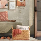 Large Herringbone Weave Basket - Threshold  Spacious Rattan