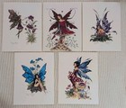 Amy Brown Fairy Print Lot Of 5 1998-2001 11  X 8 5   Faeries Fantasy Art 