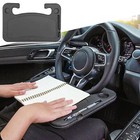 Car Steering Wheel Tray Desk Two Sided For Laptop Drink Food Work Table Holder 