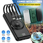 Wireless 900000mah Power Bank Backup Fast Usb Charger Portable External Battery