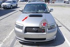 Fits 04-08 Subaru Forester Xt St-style Hood Scoop  carbon  W  Mesh