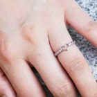 Gift Sweetheart 925 Silver Ring Women Heart Cubic Zircon Sz 6-10