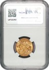 1917 P Australia 1 Sovereign Gold  2354 Oz Ngc Ms64 Brilliant Uncirculated Coin