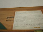 55 Pc Vtg K   E 1957 Keuffel Esser Radius Curve Degree Template Set W wood Box