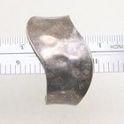 Vintage Mexico 925 Sterling Silver Navajo Hammered Cuff Bracelet Modernist 29gra
