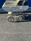 Vintage Gendron Albee Metal Baby Buggy Doll Stroller Carriage 