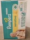 Pampers Baby Wipes Sensitive Perfume Fragrance Free 7x Refills - 588 Count