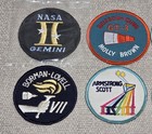 Nasa Gemini Mission 10 Patch Lot Of 3  Patches Gemini 2-12 Grissom Armstrong