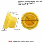 5x Replacement Yellow Spout Cap Top Fit For Fuel Gas Can Blitz 900302 900092