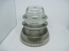 Vintage Hemingray 42 0-4 Clear Glass Insulator Made In Usa 31 C