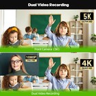 5k Dual Lens 4k 1080p Camcorder Video Camera Wifi Vlogging Camera Touchscreen Us