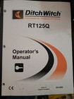 Ditch Witch Rt125q Parts And Operators Manuals