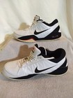 Nike Mens Air Ring Leader Low  white Black   488102-100   Size  11   jf29-15
