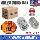For Mini Excavator M22 X 1 5   M22 To 3 4 Bspt Hydraulic Filter Adapter Kit New
